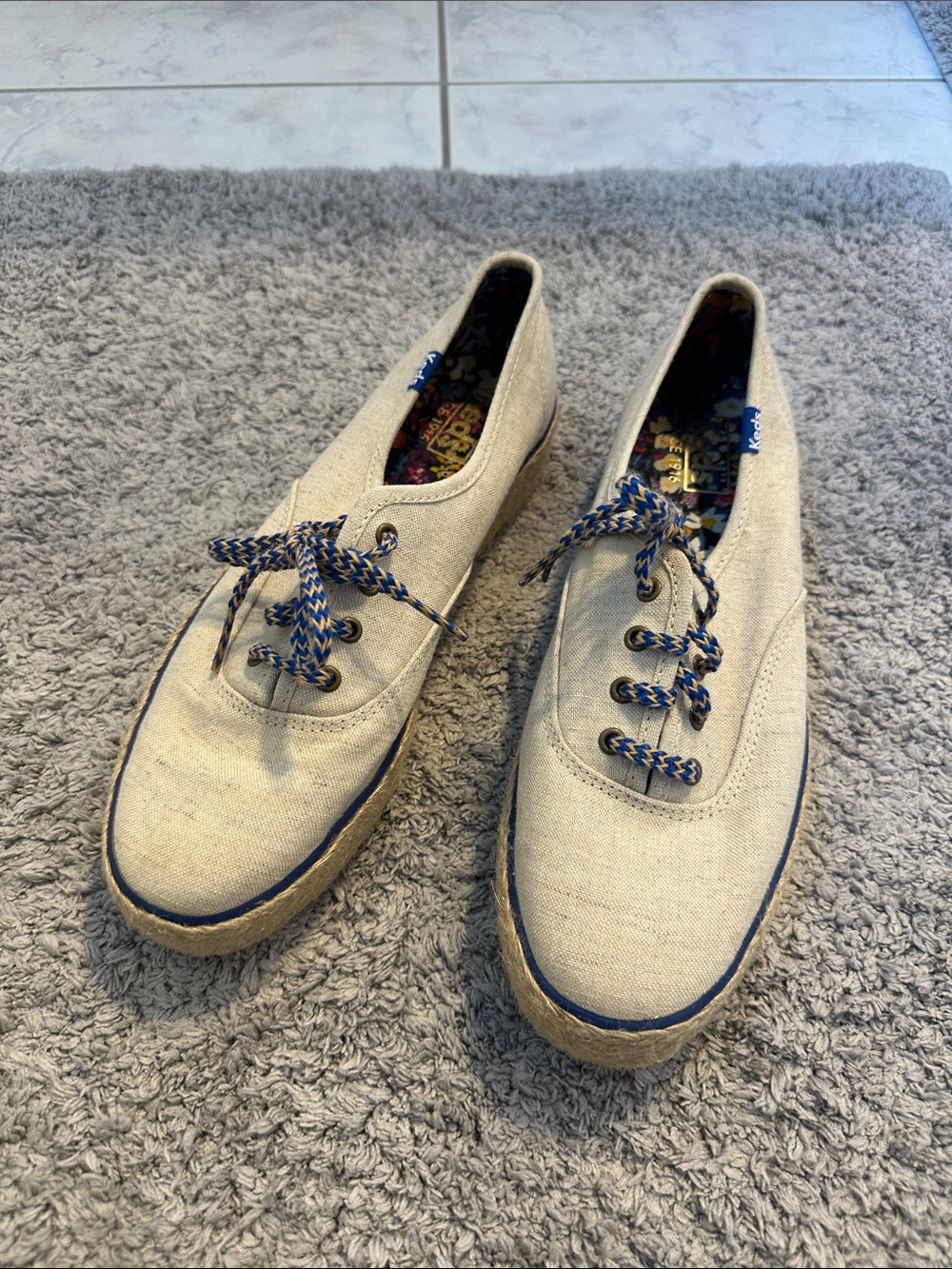 Keds Espadrille Canvas Platform 8 Women’s